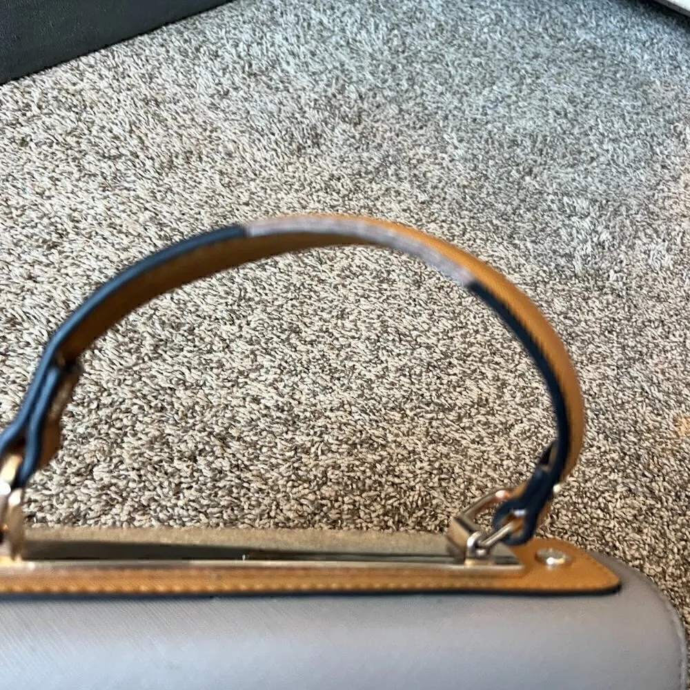 Dune London silver and tan handbag - Image 2