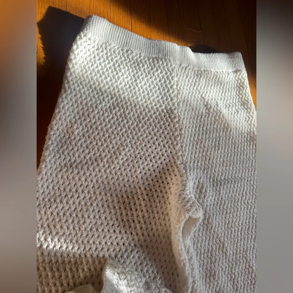 House of Harlow 1960 Cream Knit Wide - Image 8