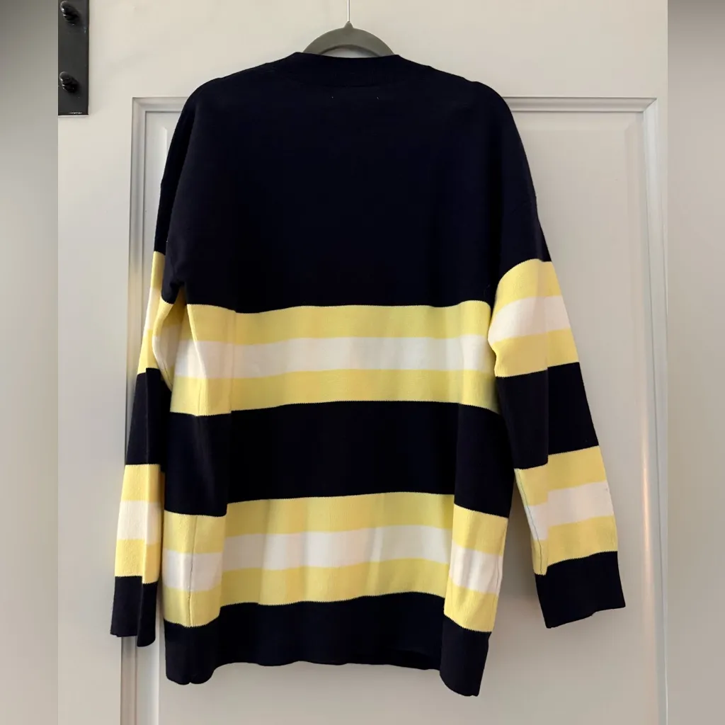 NWT Mango Striped Knit Sweater Size M - Image 3