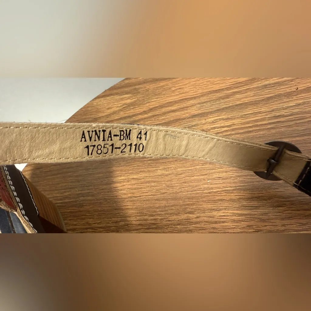 Spring Step L’Artiste Women Black/Multi Avnia Ankle Strap Shoe Sandal Heel 41 - Image 8