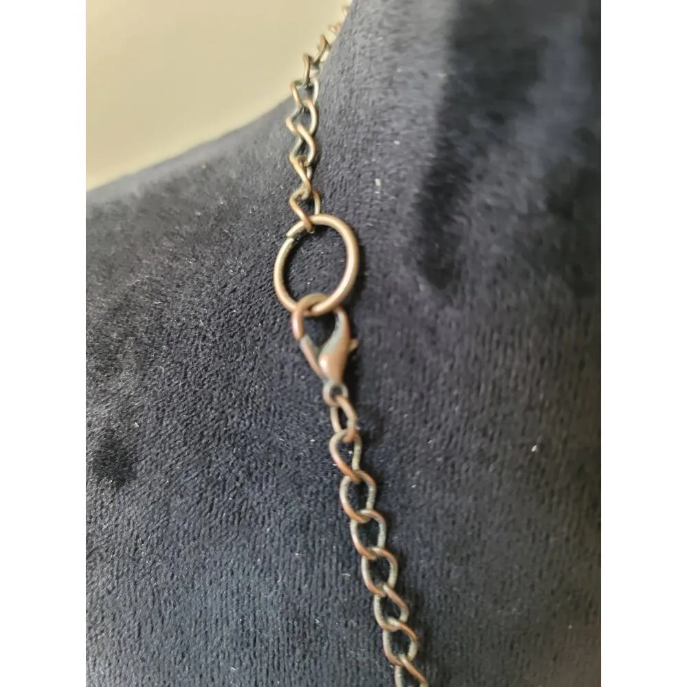 Women's Long Boho Wood Beaded Pendant Necklace Lobster Clasp Chain Jewelry Gold - Image 6