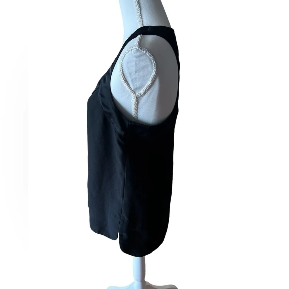 Banana Republic‎ Black Satin Tank Top – Women’s Size S - Image 5