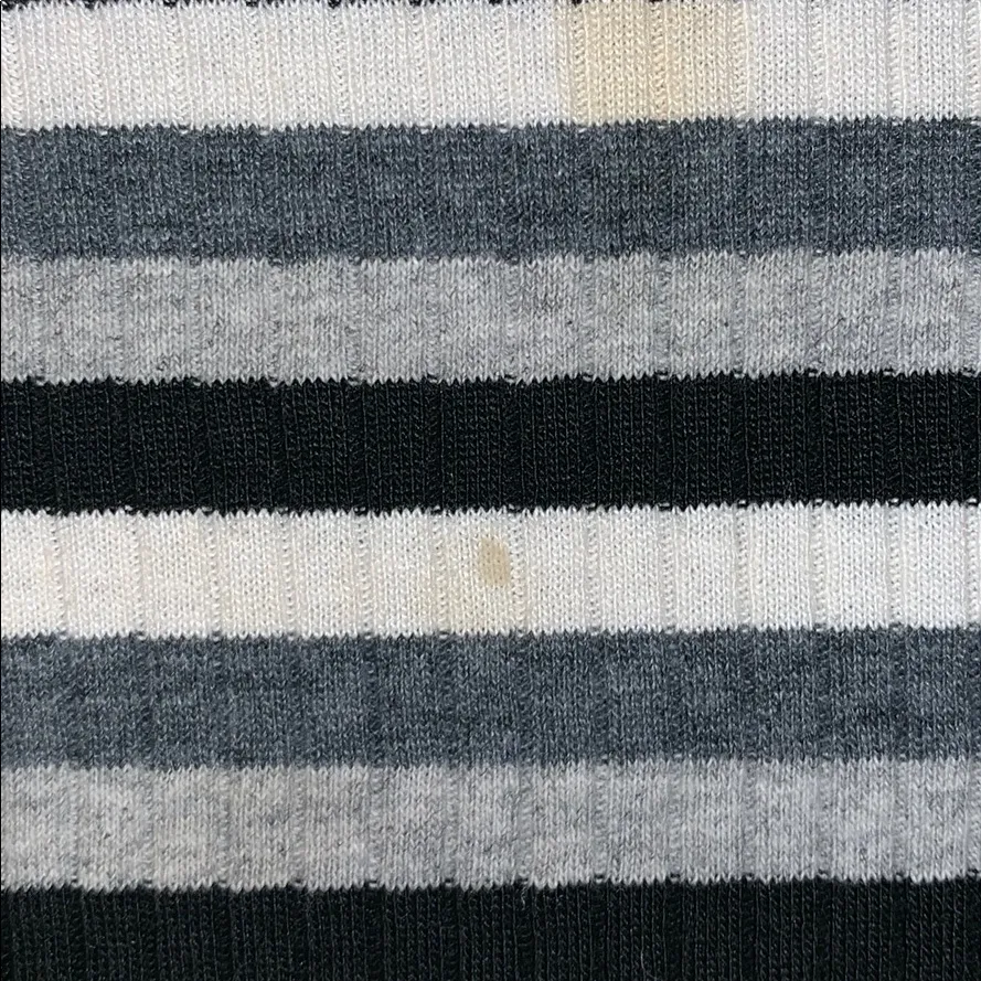 Dan Howard Maternity Striped Short Sleeve Shirt Black Size undefined - Image 5