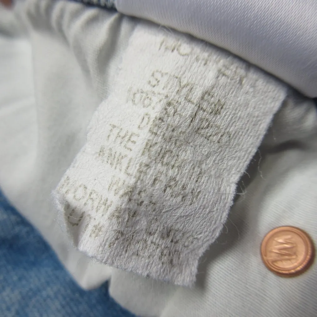 NWT Mother The Kick It Ankle Fray in Norway Dude High - Image 9