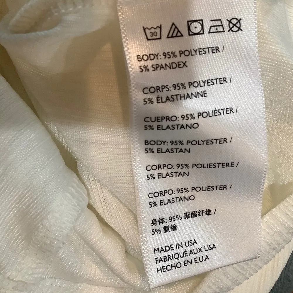 FREE PEOPLE TANK TOP WHITE SIZE S - Image 5