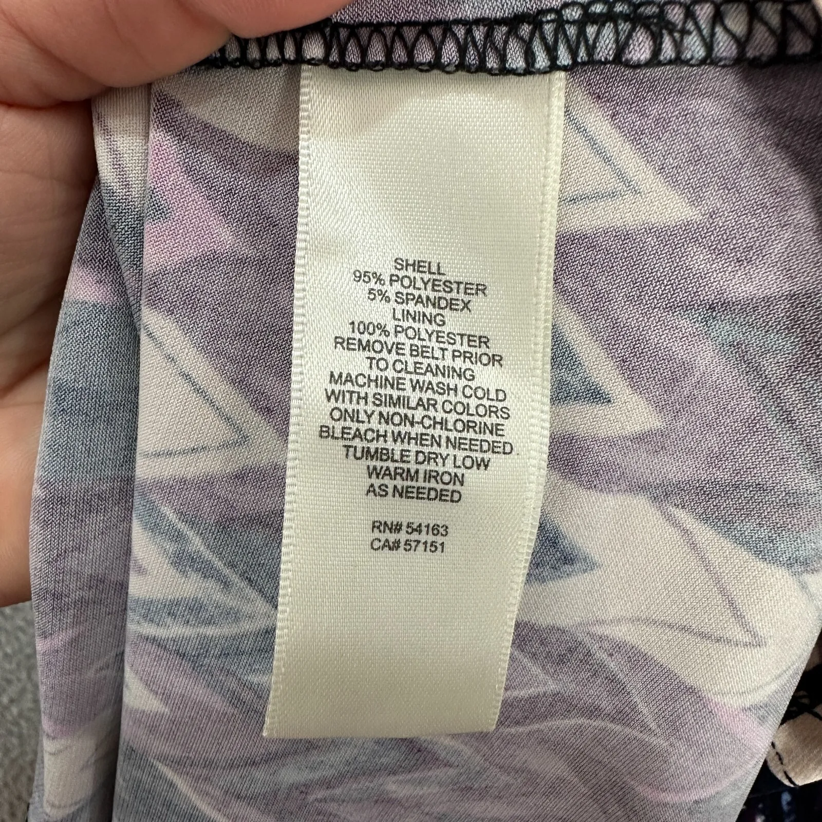 Eliza J Dress 0P Pink Purple Chevron Geometric Print Mod‎ Party Retro Y2K Bold - Image 7