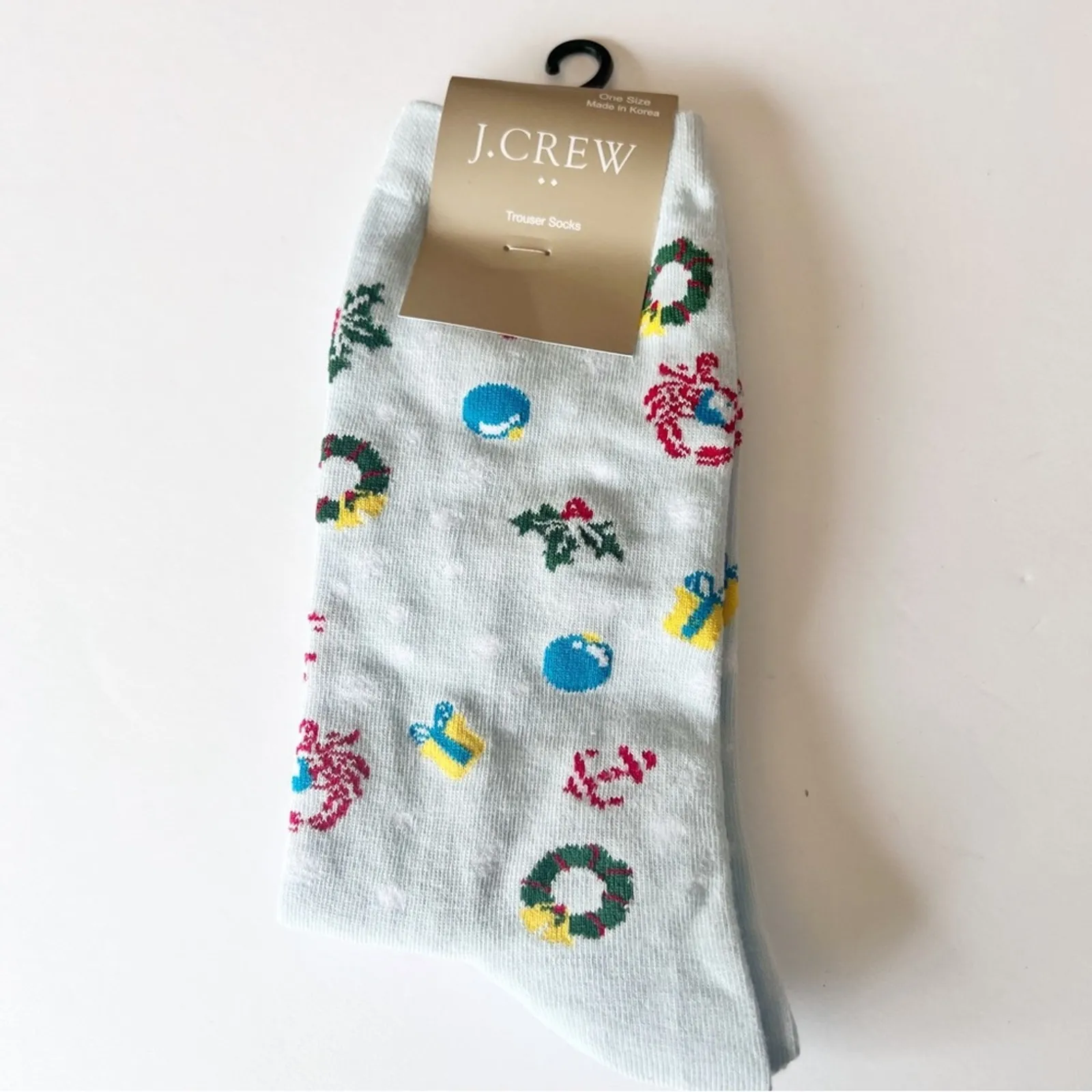 J.Crew  Trouser Holiday Style Socks One Size NWT - Image 2