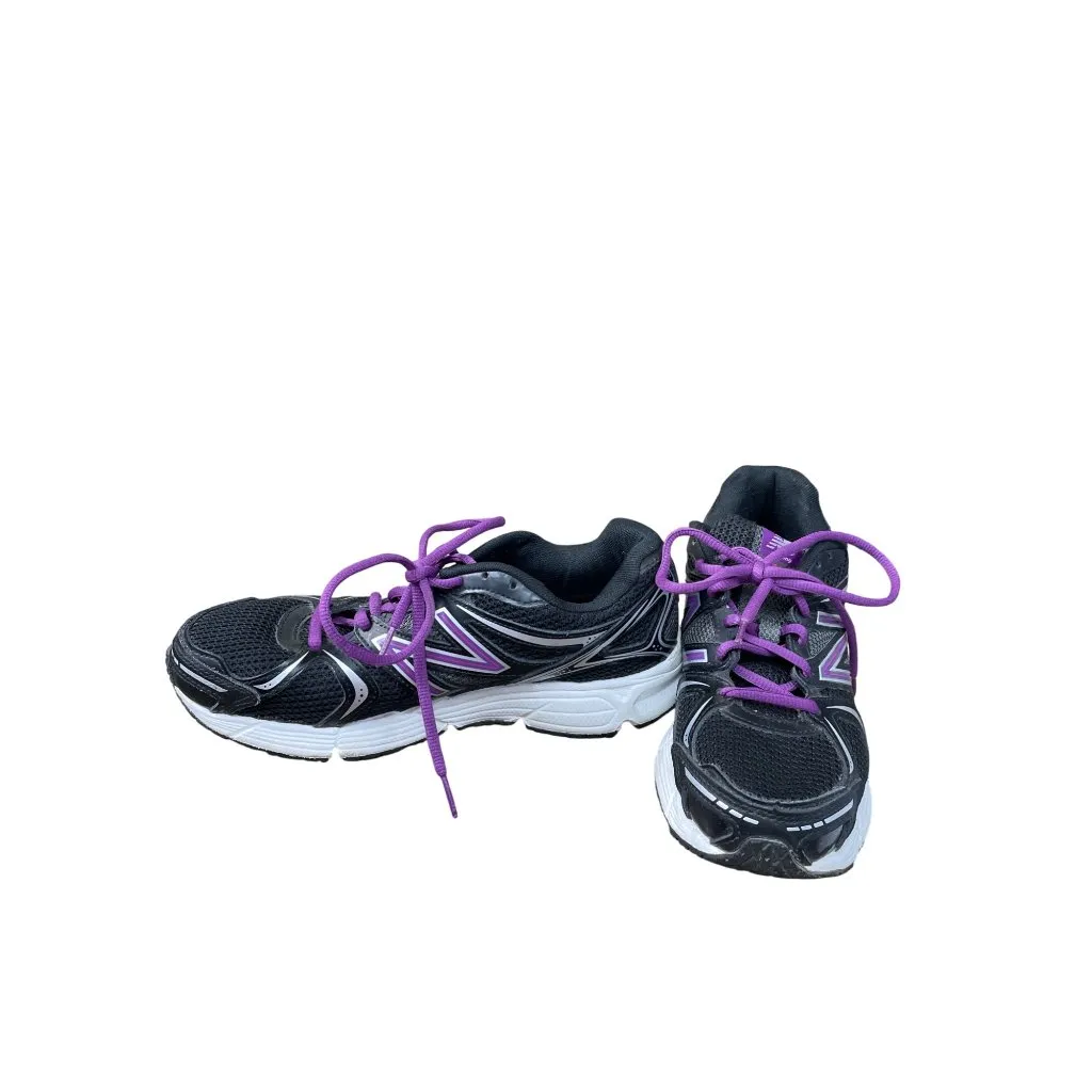 New Balance 490v2 Womens black purple Running sneakers size 8 SKU 8784 - Image 2