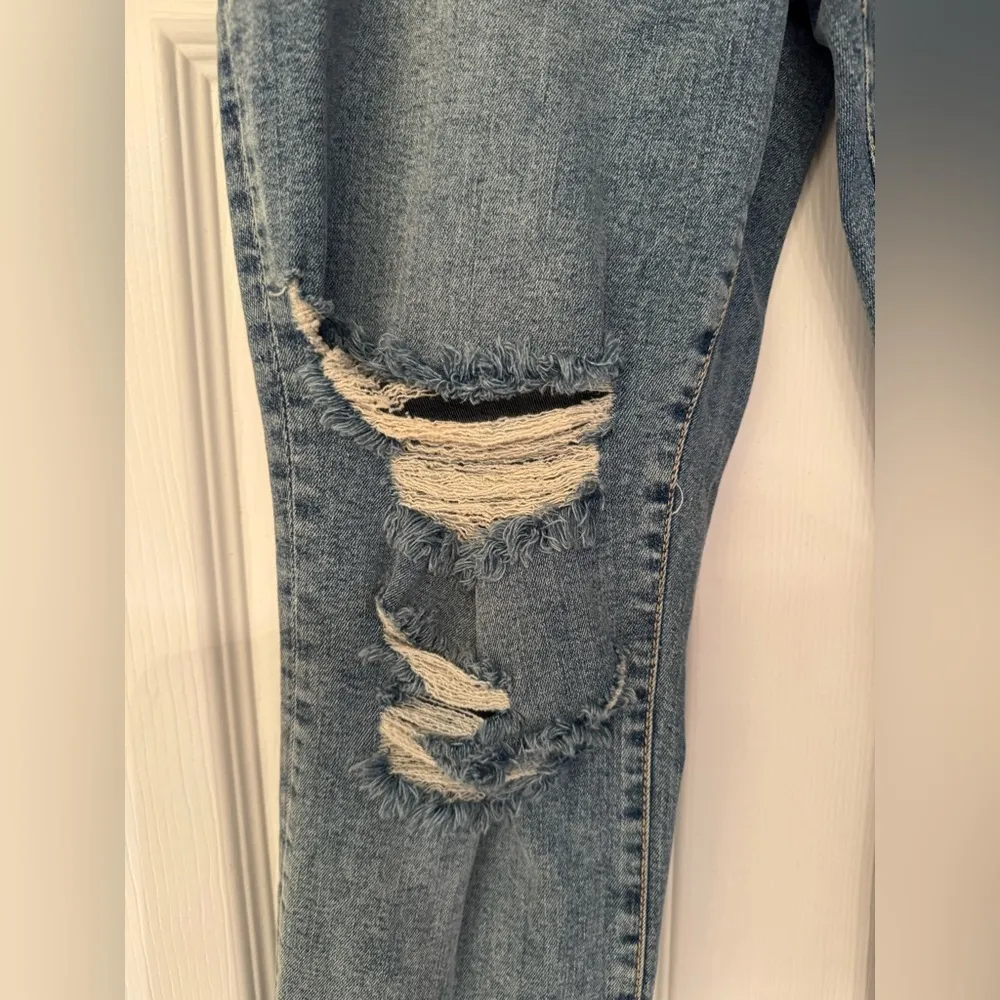 Good American THE HONEYMOON MID RISE Women's Blue Skinny Maternity Jeans Size 10 - Image 10