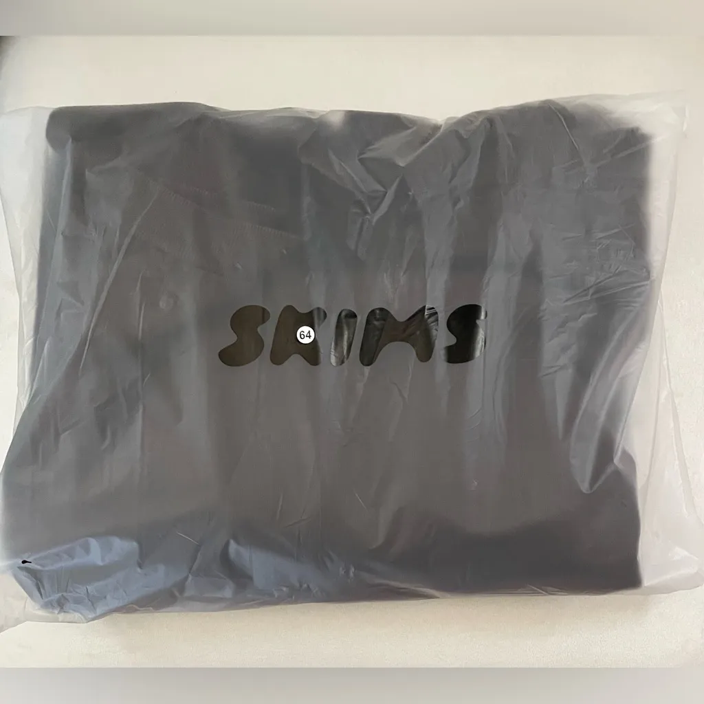 Skims NWT Boyfriend Fleece Slouchy Half Zip Pullover Expresso Color Size S - Image 5