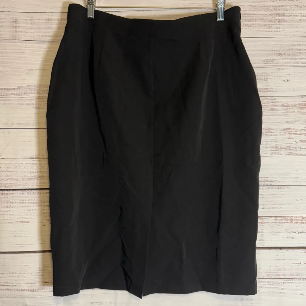Allegra K Classic Black Pencil Skirt - Image 3