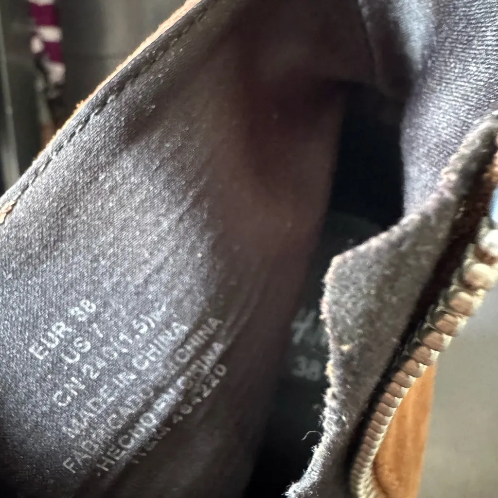 H&M Suede Brown Ankle Autumn Boots - Image 2