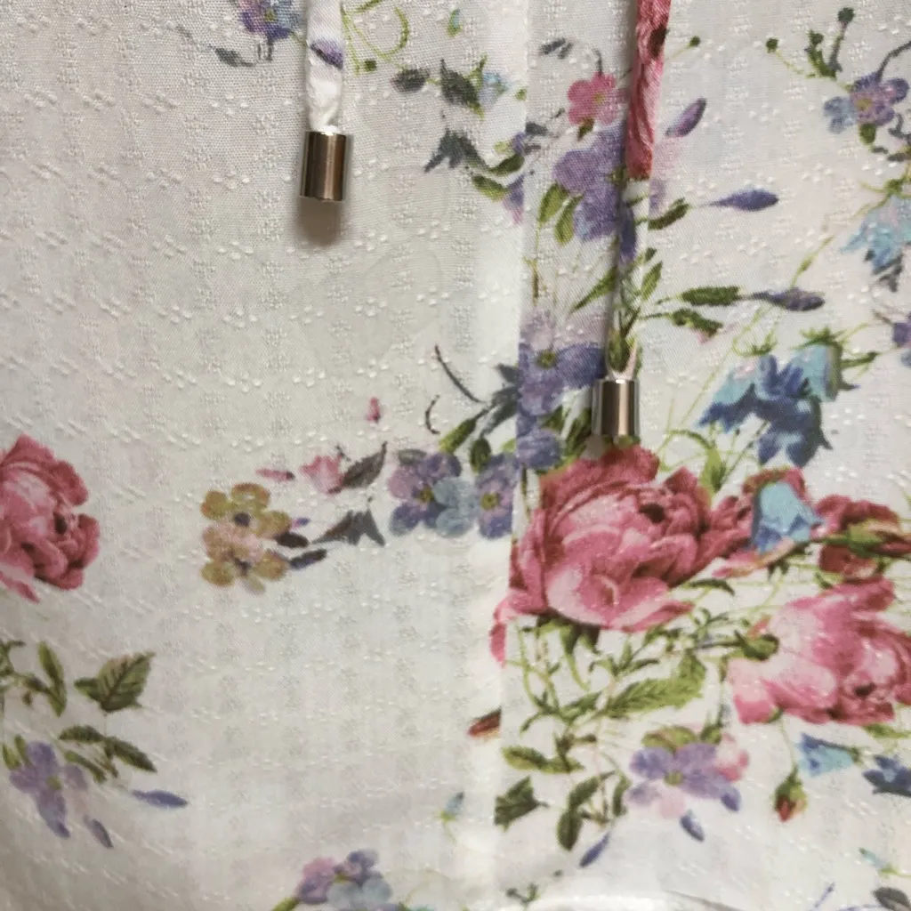 Buffalo David Bitton Floral Blouse Size M - Image 5