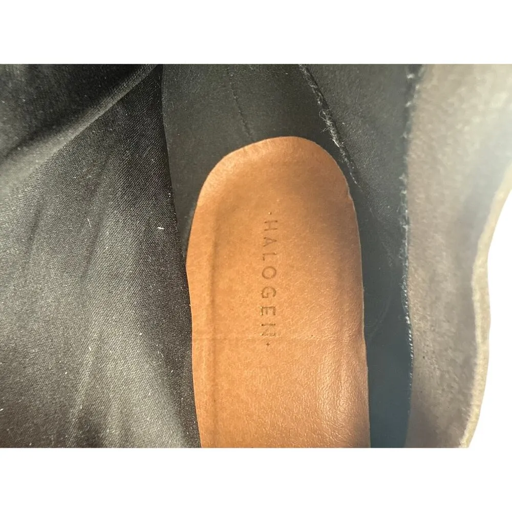 Halogen Women’s Gray Felt Knee High Boots Size 7.5 – Stylish Winter Tall Shoes - Image 4