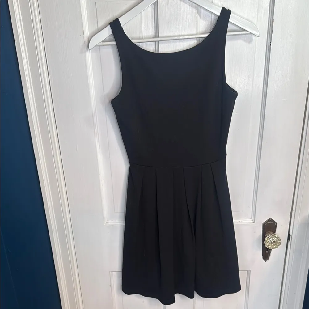 Susana Monaco Fit & Flare Tank Mini Dress Black Sleeveless Dress W1311 Sz S - Image 4