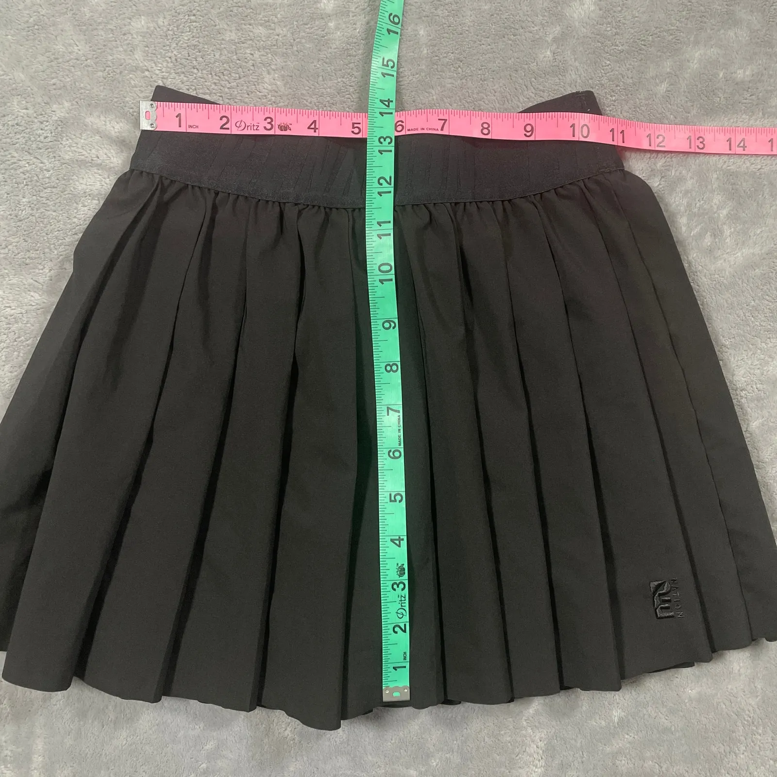PE Nation Volley Skort Womens XS Black Pleated Tennis Pickleball Activewear - Image 7