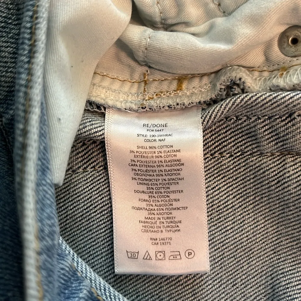 Re/Done 90’s High Rise Ankle Crop Size 26 - Image 12