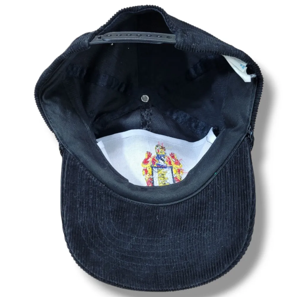 Vintage Hat By KC Vintage England Hat OSFM Corduroy Embroidered Snap Back Hat OS Adult Unisex Hat - Image 9