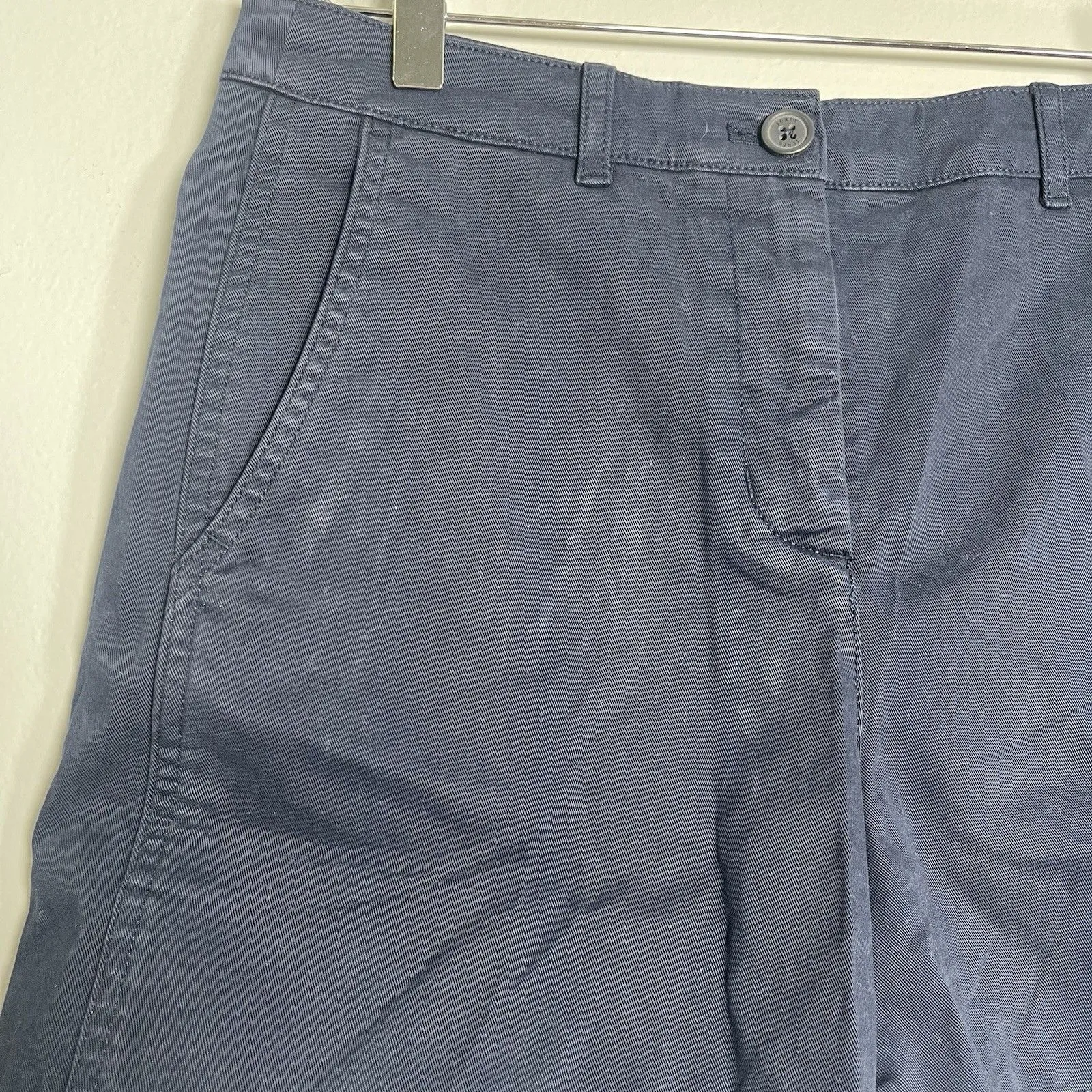 J.CREW 4" Heritage Chino Short Size 4 Navy Blue NEW Preppy Coastal Casual CI577 - Image 4