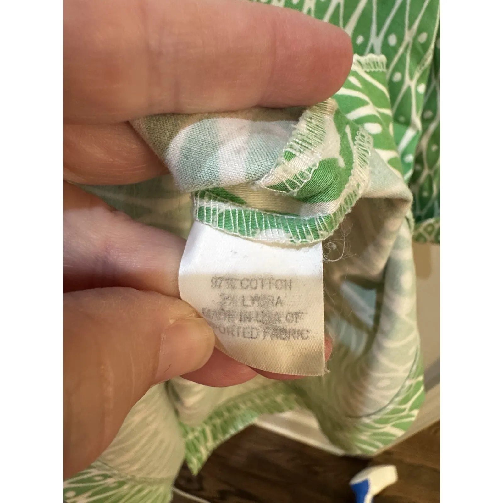 Melly M Dress Women‎ Size 4 Green Geometric Stretch Preppy Resort Golf - Image 8