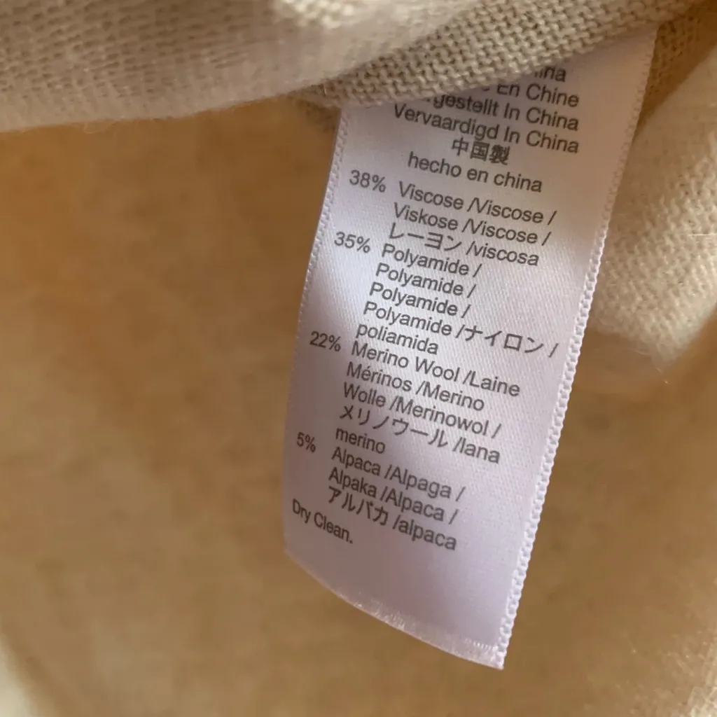 Madewell Women's Colorblock Sweater Size XXS Long Sleeve Top Shirt Winter - Image 2