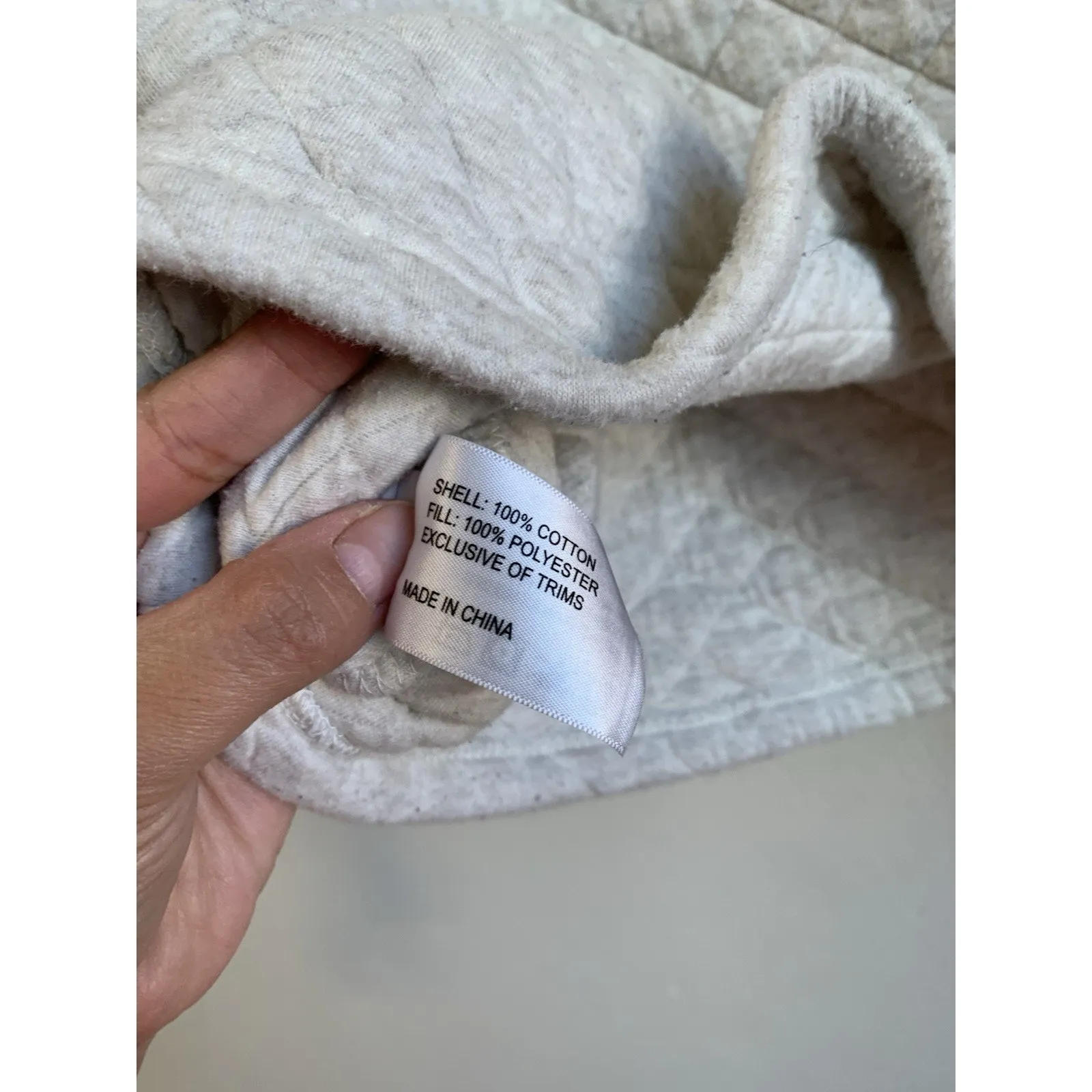 Orvis Womens Quilted Sweater Heather Pullover Diamond Pattern Mock Neck Cozy XS - Image 9