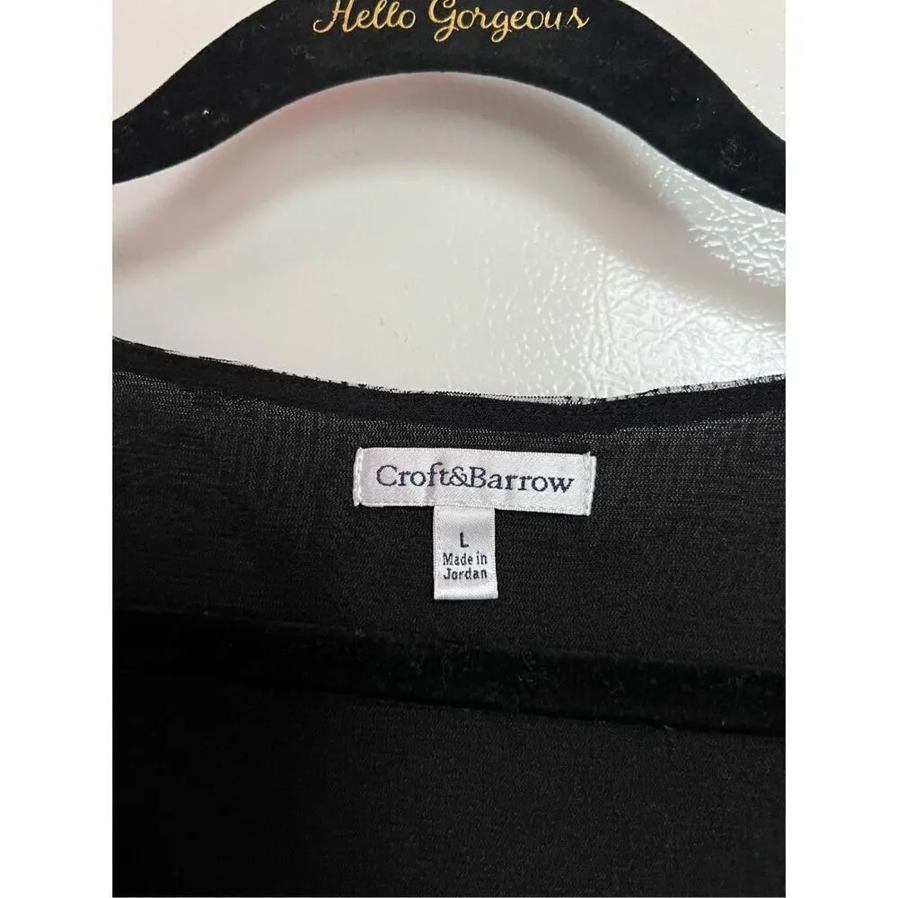 Croft & Borrow Patterned Woman’s Blouse Size Large - Image 3