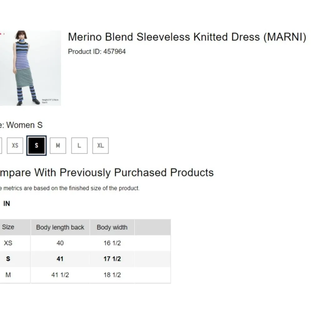 NWT MARNI Uniqlo Merino Wool Blend Striped Sleeveless Knitted Dress Dark Brown S - Image 15