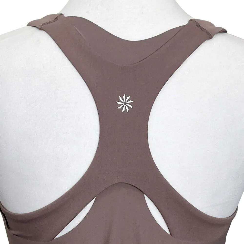 Athleta Ultimate 2-In-1 Support Tank Top Smoked Almond Brown Women’s Size S - Image 5
