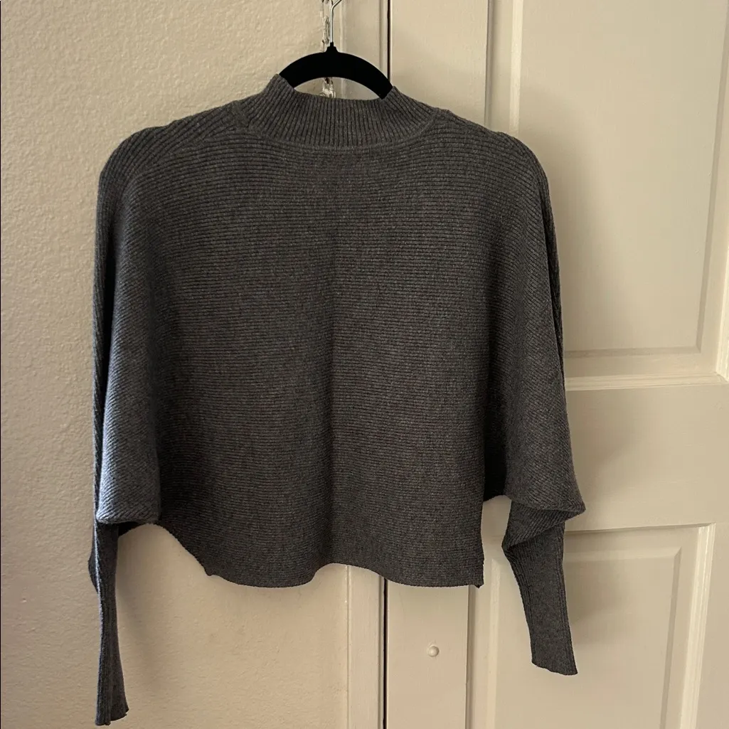 Zara Charcoal Turtleneck Sweater - Image 3
