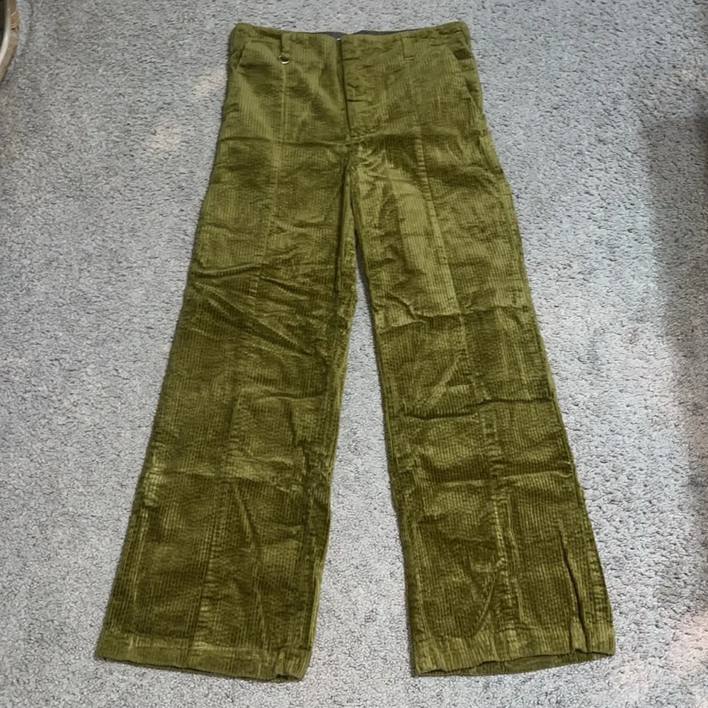 Anthropologie Ett:twa Wide Leg Corduroy Trouser Pant‎ 70s Retro Vintage 32 - Image 3