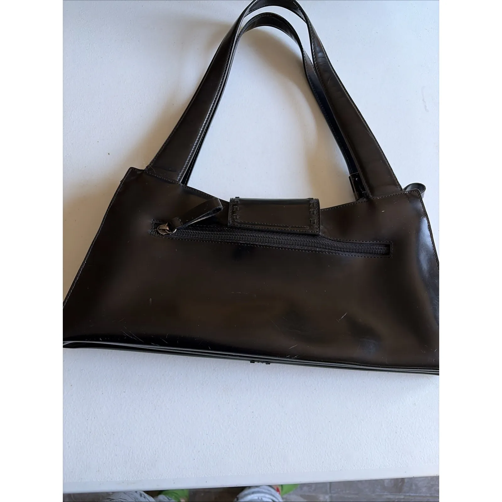 Guess‎  Vintage Y2K Patent Faux Leather Purse Read Description - Image 5