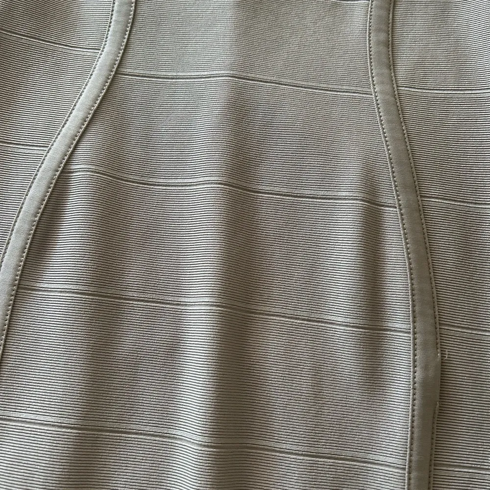 Boohoo Night Collection Sweetheart Taupe midi bodycon dress #bodycon size 6 US - Image 5