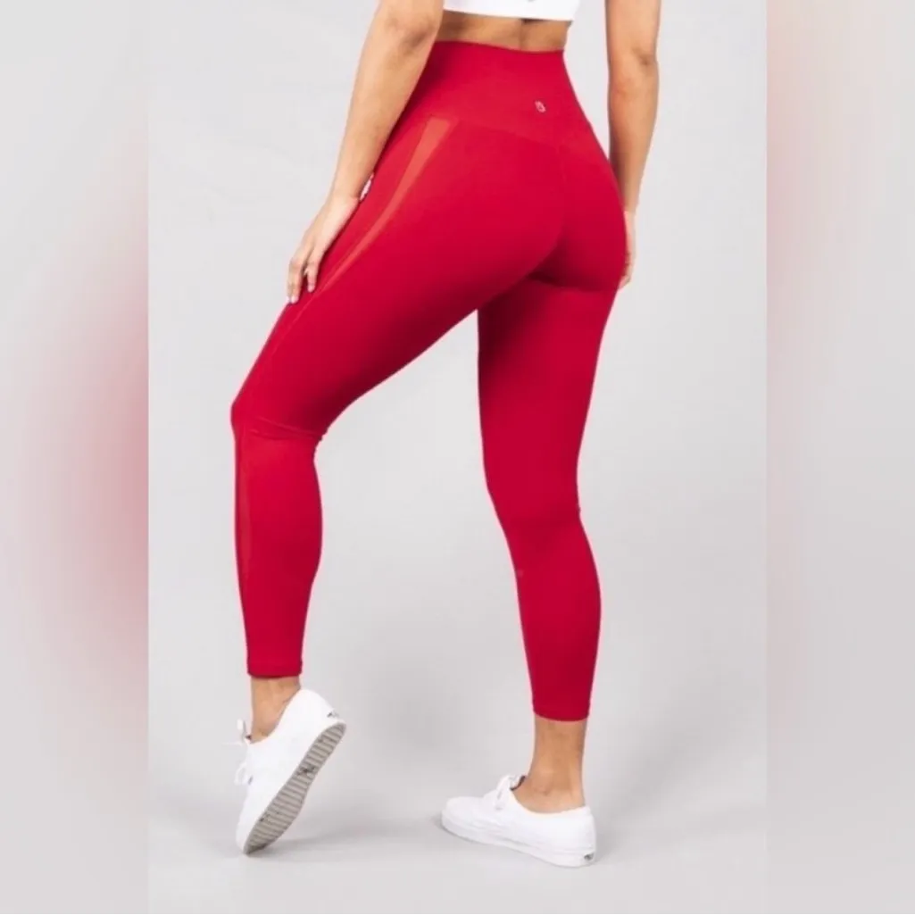 Buff Bunny Red Athletic Leggings - Image 2