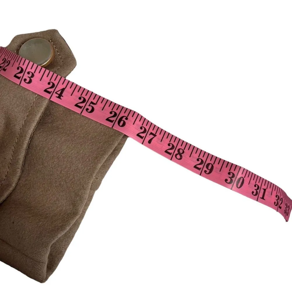 Kenneth Cole  NY Womens Single Breasted Large Button Tan Wool Blend Peacoat Sz 10 - Image 12