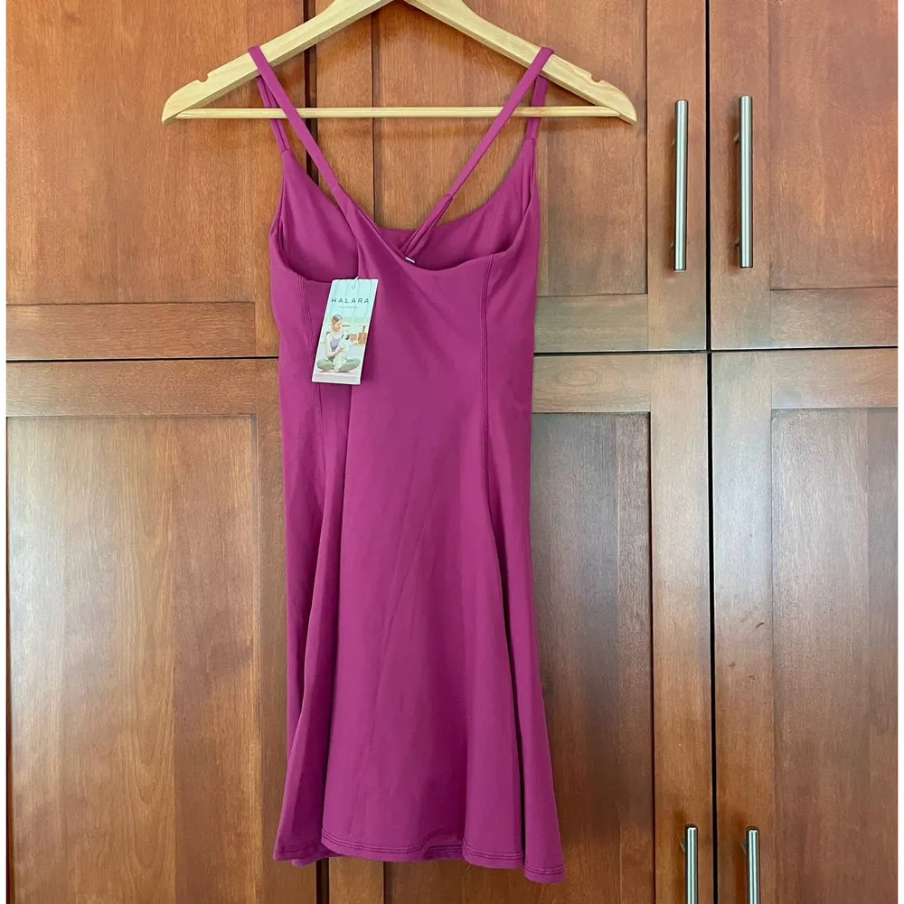 Everyday Cloudful Backless 2-in-1 Flare Workout Dress Pink Size XS NEW - Image 6