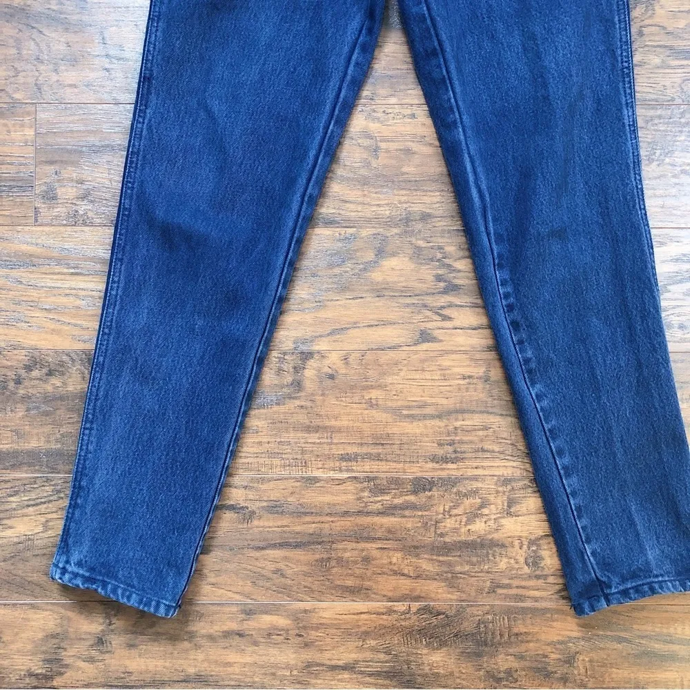 vintage • Rio jeans 80s 90s mom dark wash tapered high waisted indigo slim Blue Size 26 - Image 7