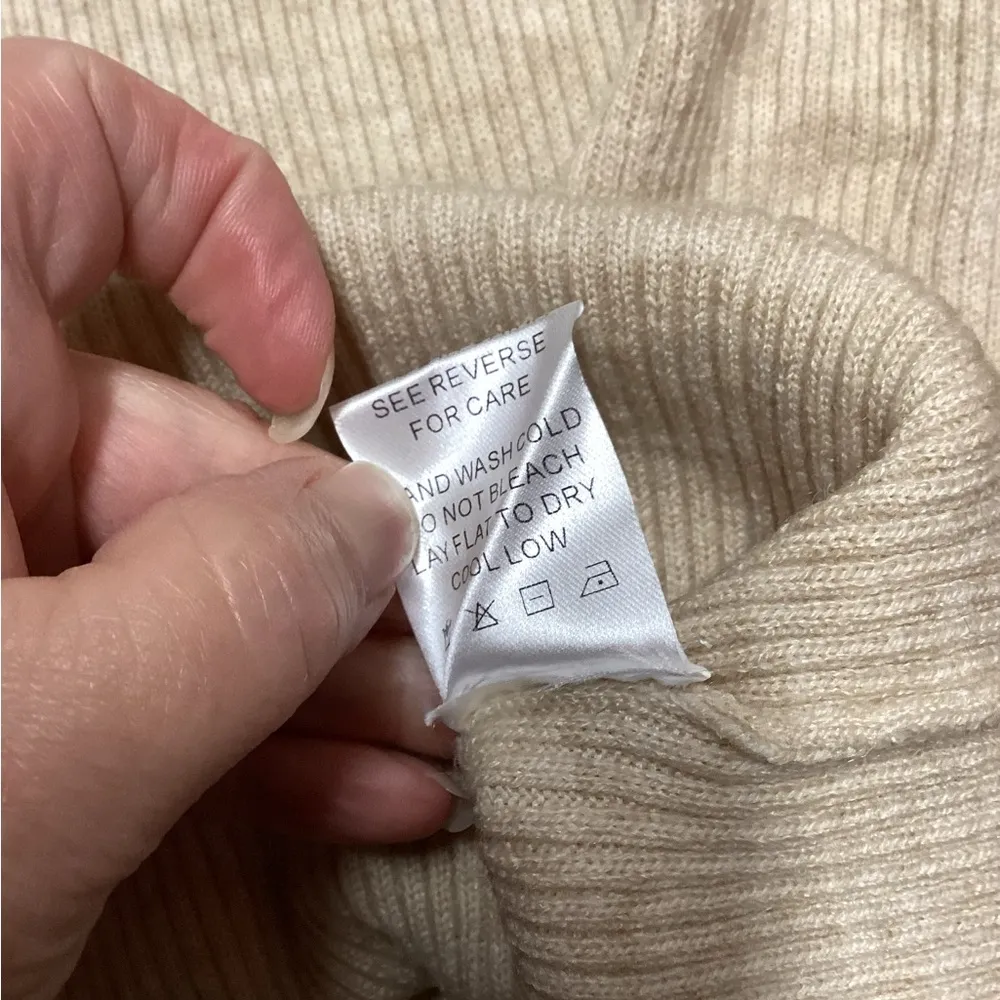 White Birch ribbed sweater. XL - Image 6