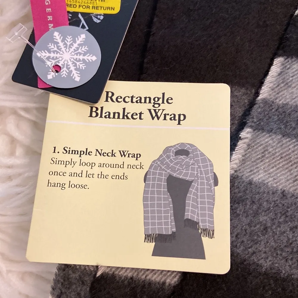 V.FRAAS SCARF WRAP LENGTH 72” wide 17” brand new Made in Germany - Image 3