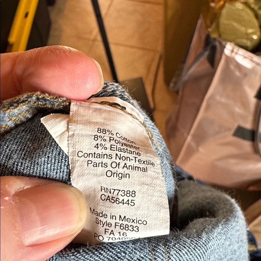 Madewell Maternity Cali Demi-Boot Blue Ankle Jeans Size 32 - Image 10