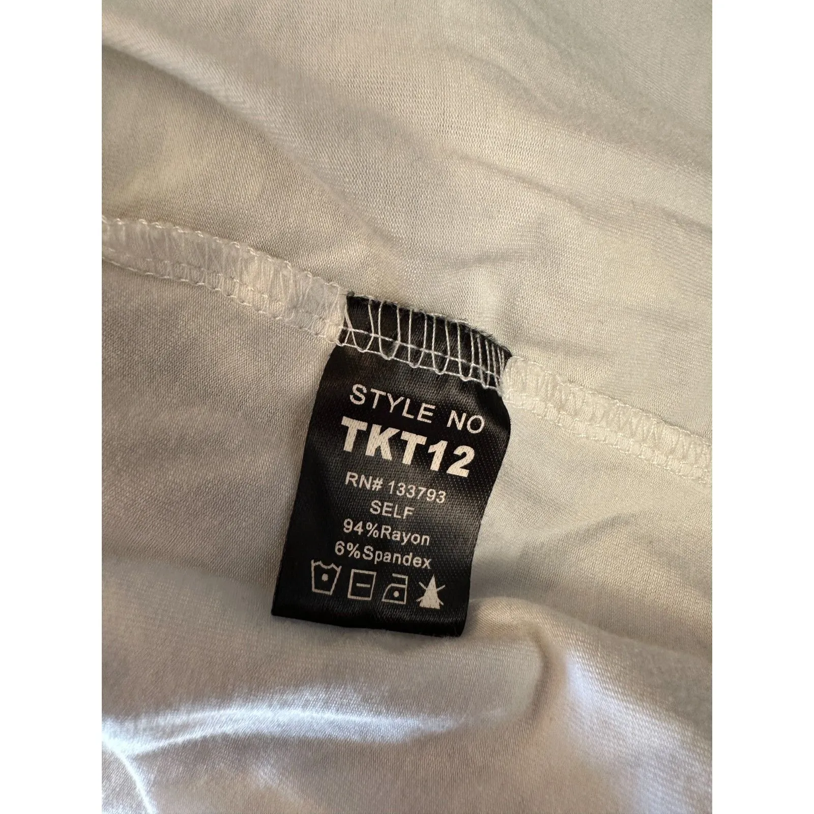 Pol White Cottagecore Boho Loose Tank Size Small - Image 4