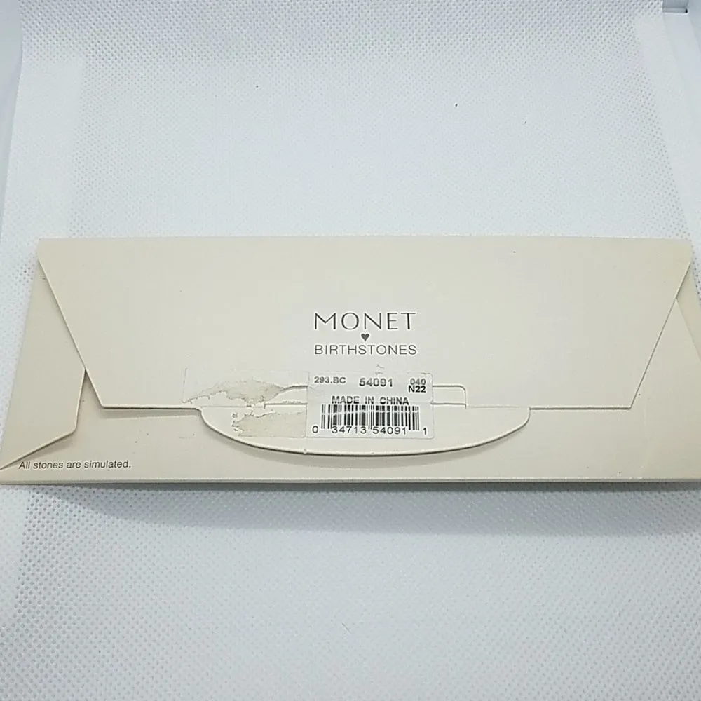 NWT Monet April Birthstone Charm Bracelet - Image 4