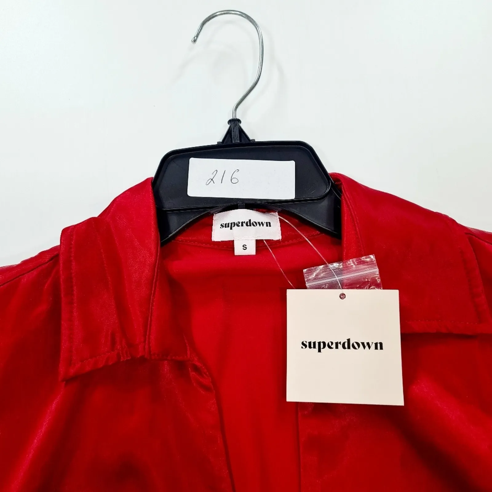 Superdown Sophie Draped Mini Dress in Red Small - Image 13