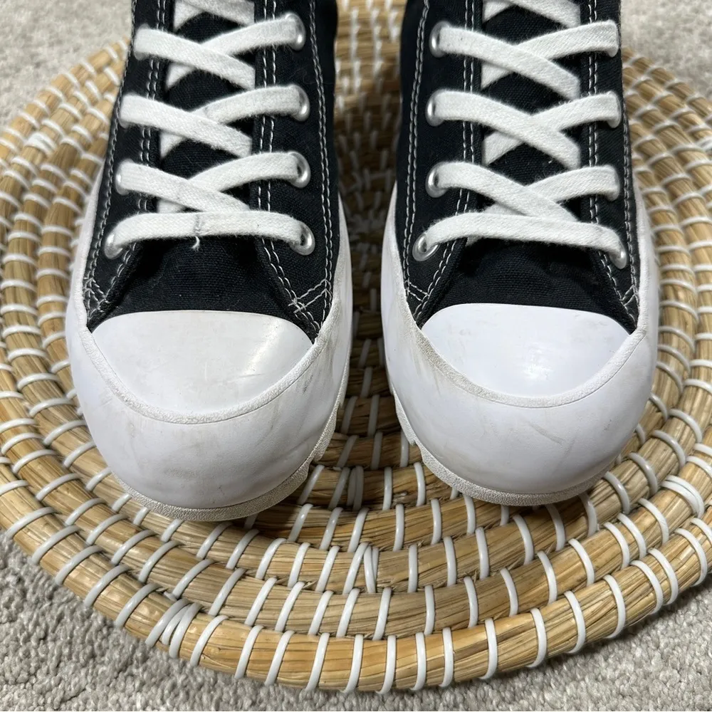 Converse Women’s Chuck Taylor All Star Hi Lugged Sneaker Chunky Platform Black 8 - Image 6