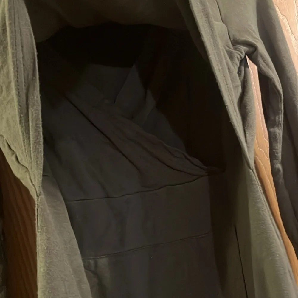 Latched Mama Cloud Nursing Hoodie Olive‎ XS Green - Image 4