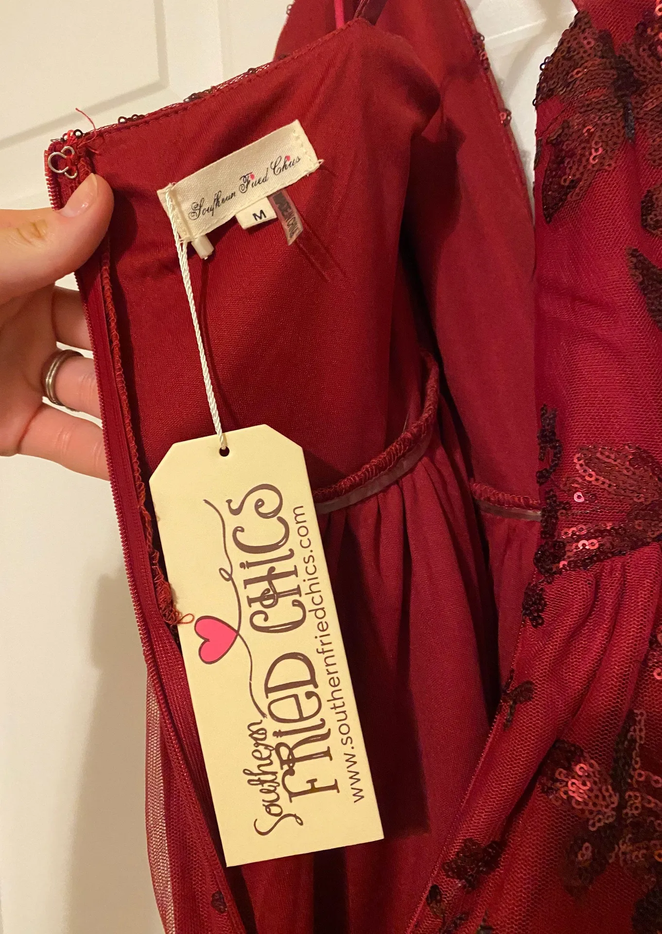 Southern Fried Chics Sequin Dress - Image 6