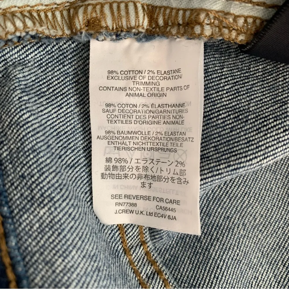 EUC Madewell The High Rise Slim Boyjean Tuxedo Strap Jeans Size 24 - Image 11