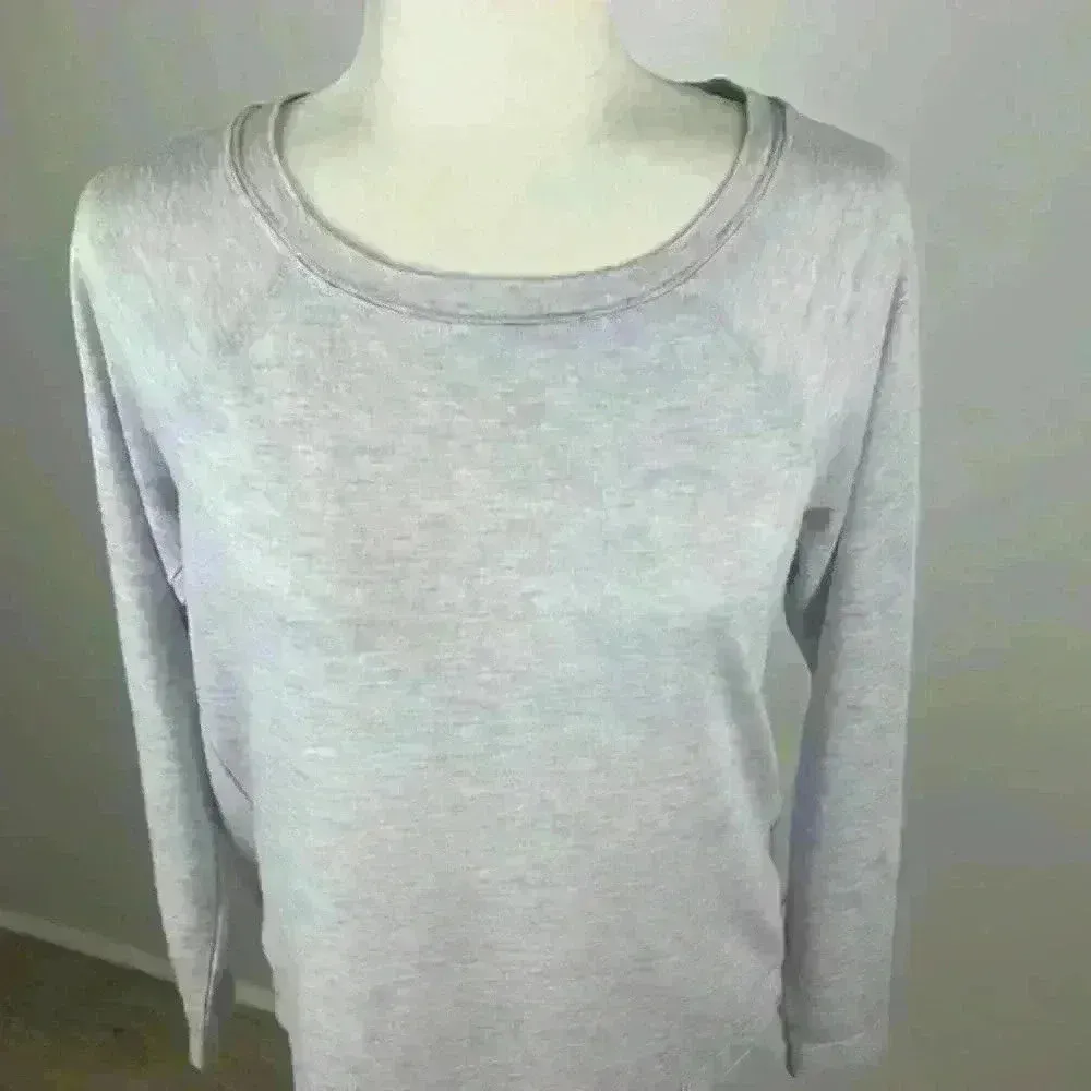 Loft Light Purple Long Sleeve Top Size Small - Image 2