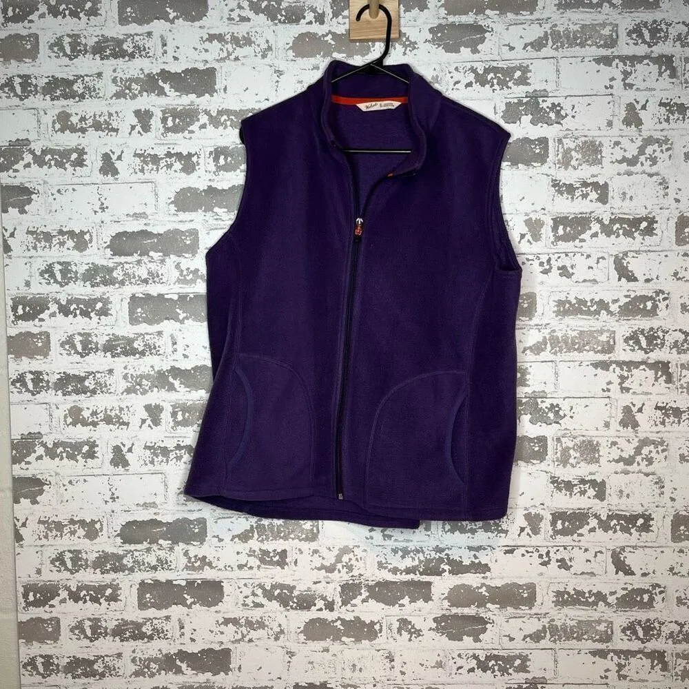 Woolrich | women purple full zip vest - Image 8