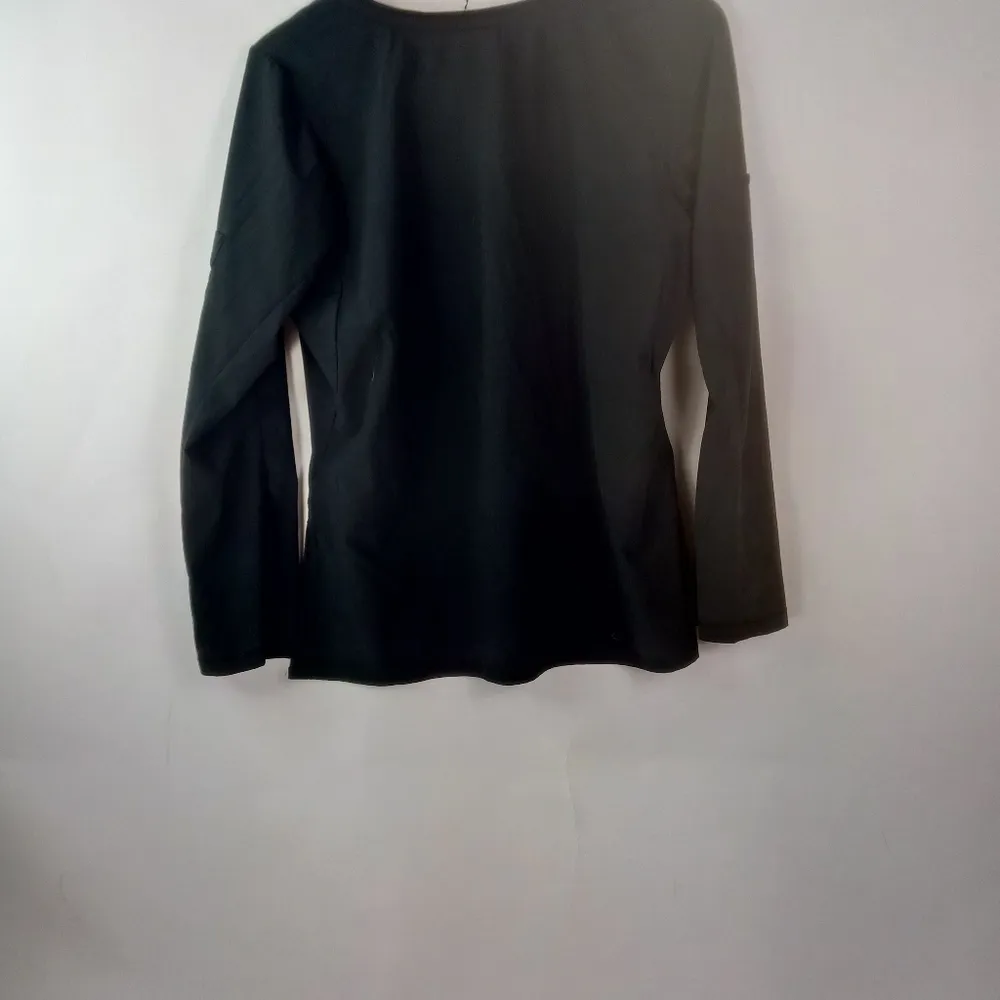 Old Navy M Long Sleeved Black Stretch Top - Image 2